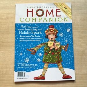Mary Engelbreit Home Companion Magazine & Ann Estelle Paper Doll Dec 00/Jan 01